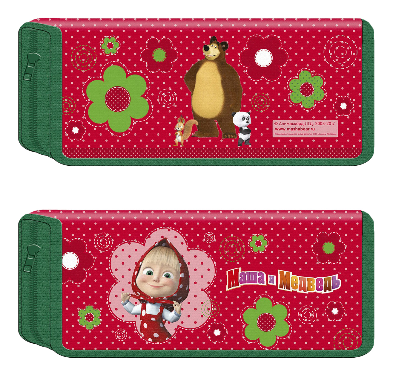 Пенал 1 отделение РОСМЭН Маша и Медведь_Друзья, арт. 31957