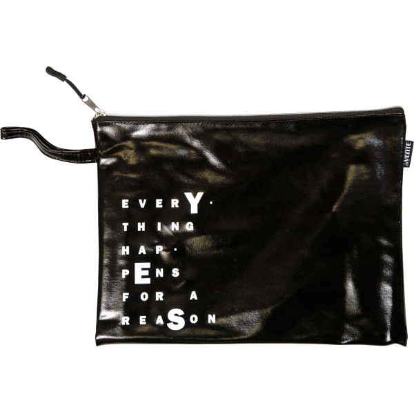 Папка для тетрадей А4 на молнии 1 отделение deVENTE Yes лаковая искусственная кожа, арт. 8053612