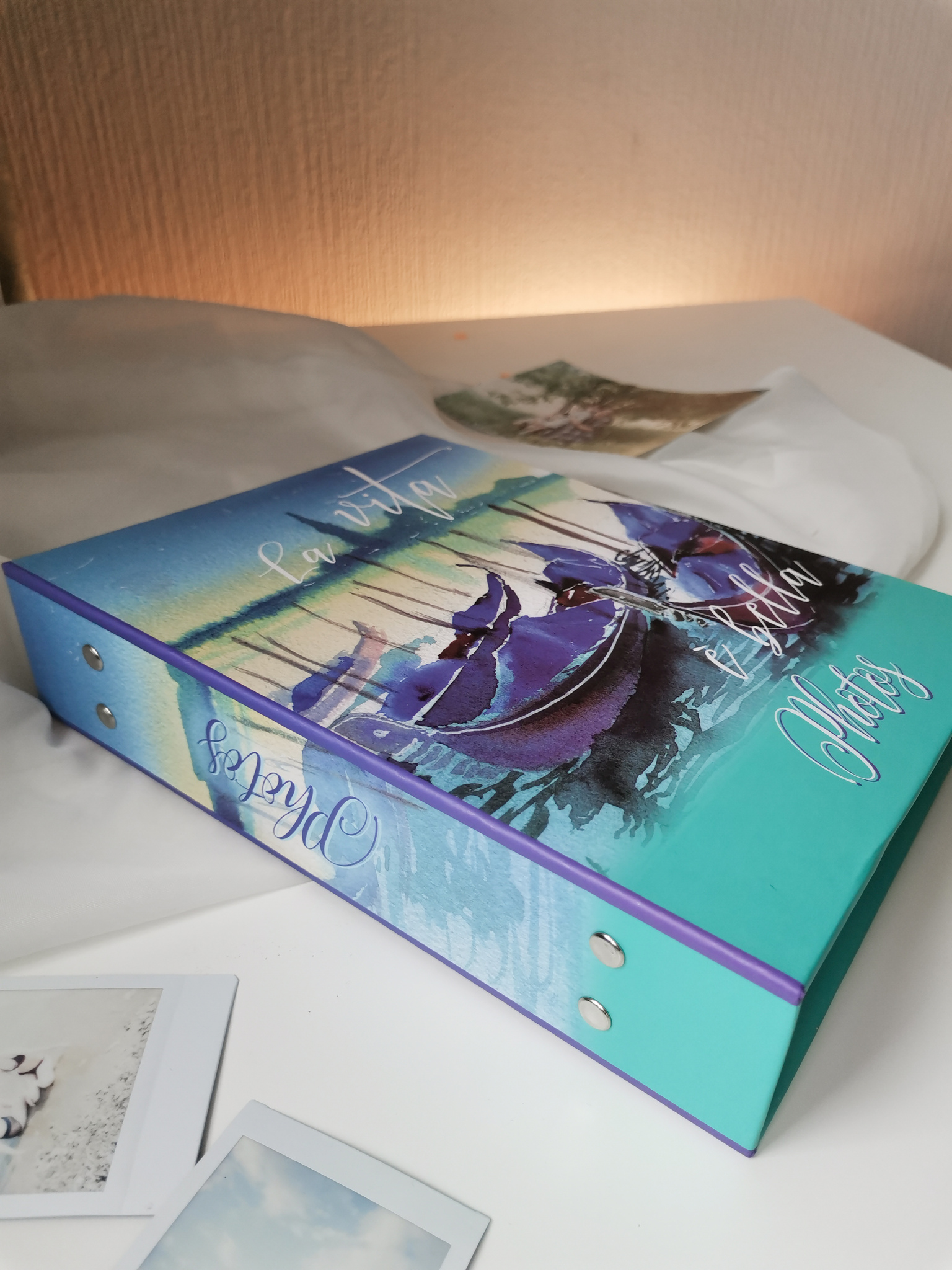 Фотоальбом 10*15 200 фото ПОЛИНОМ Watercolor Travel Венеция, арт. FA 200RV.001-3