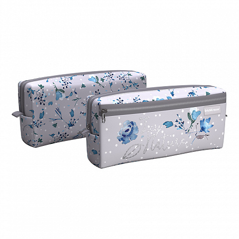 Пенал 1 отделение ERICH KRAUSE Frozen Beauty с карманом, арт. 53947