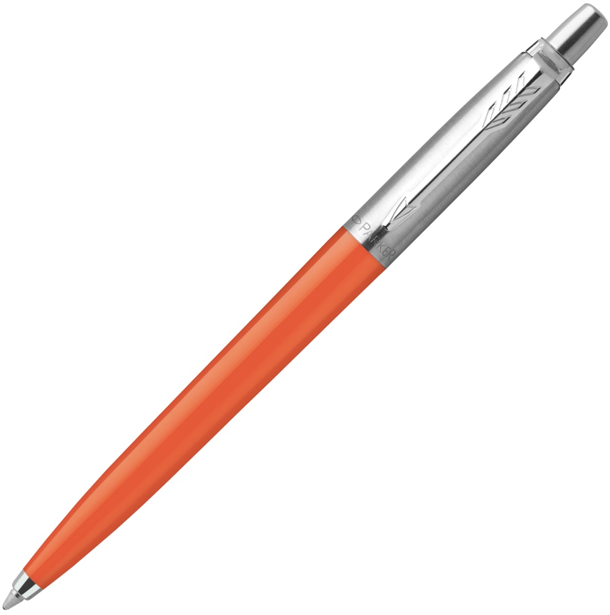 Ручка подарочная шариковая автоматическая синяя PARKER Jotter Original K60 Burnt Sienna СT корпус оранжевый/хром в футляре, арт. R2123104