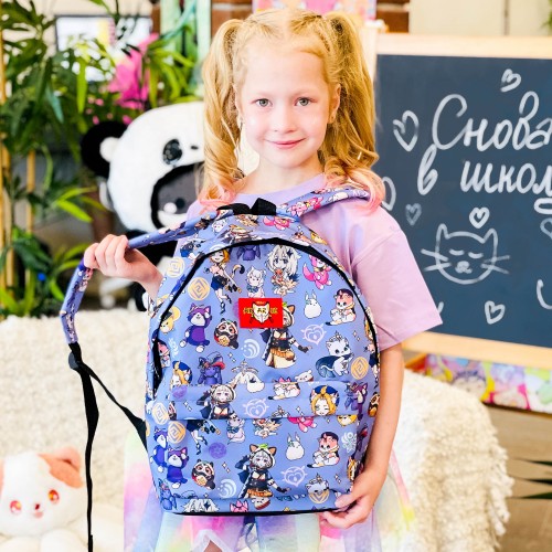 Рюкзак молодежный Ген Чиби фиолетовый, арт. АК-РК-02