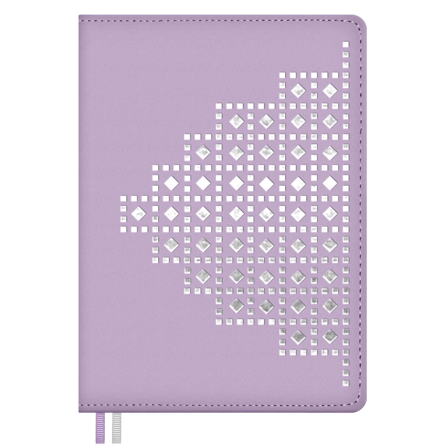 Ежедневник недатированный А6+ ФЕНИКС Escalada Плонже искусственная кожа сиреневый, арт. 67268