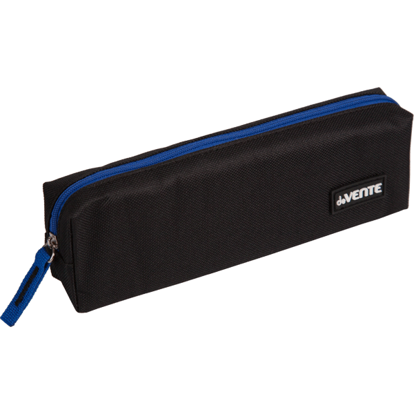 Пенал 1 отделение deVENTE Black черный/синий, арт. 7029325
