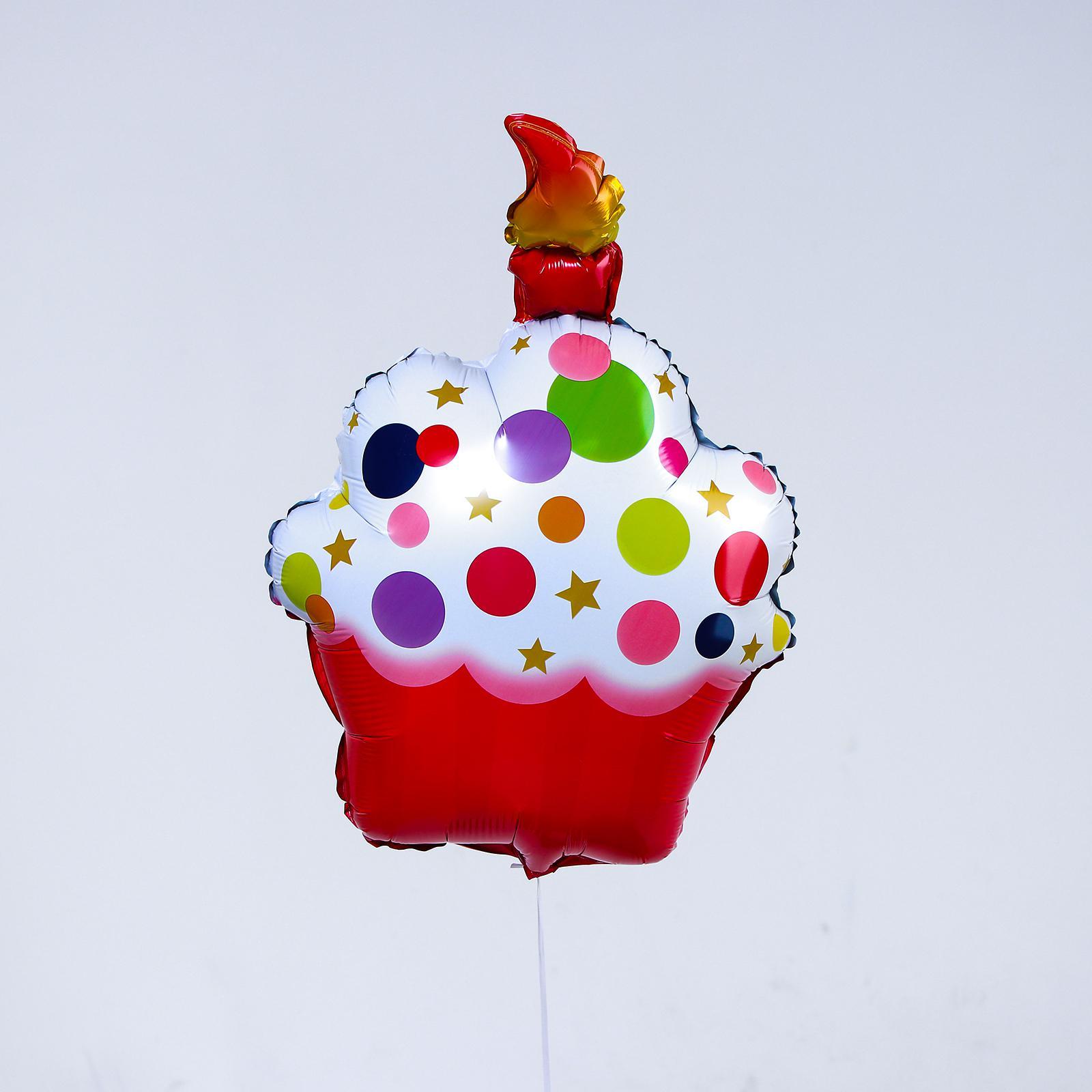 Шар фольгированный 28" Пироженка СТРАНА КАРНАВАЛИЯ красный, арт. 5279393