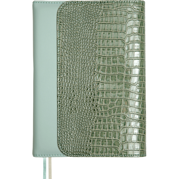 Ежедневник недатированный А5 deVENTE Irene кремовый блок искусственная кожа мятный магнитный клапан , арт. 2234451