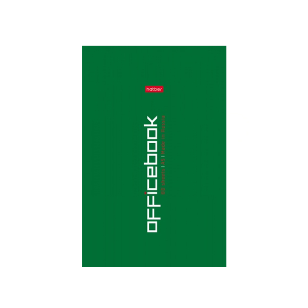 Блокнот А5 80л клетка скрепка ХАТБЕР Office, арт. 80б5в1_28090