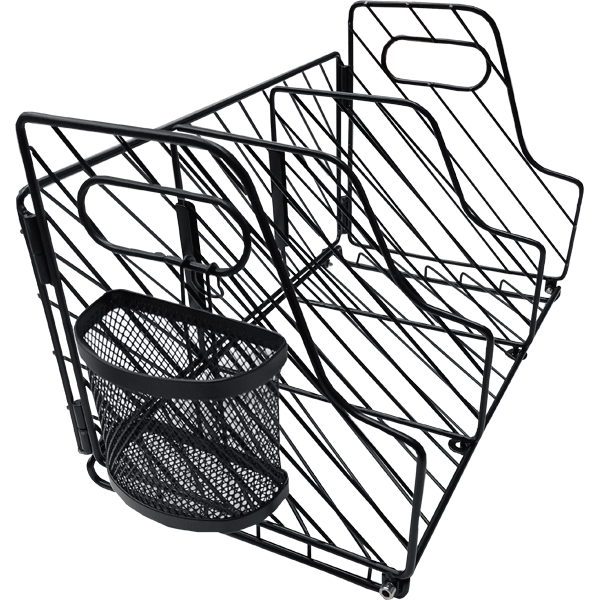 Подставка-держатель для книг металлическая deVENTE Robust +подставка для ручек черная, арт. 8063232