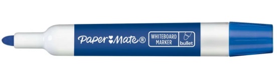 Маркер для доски синий круглый 2мм PAPER MATE, арт. 2071060