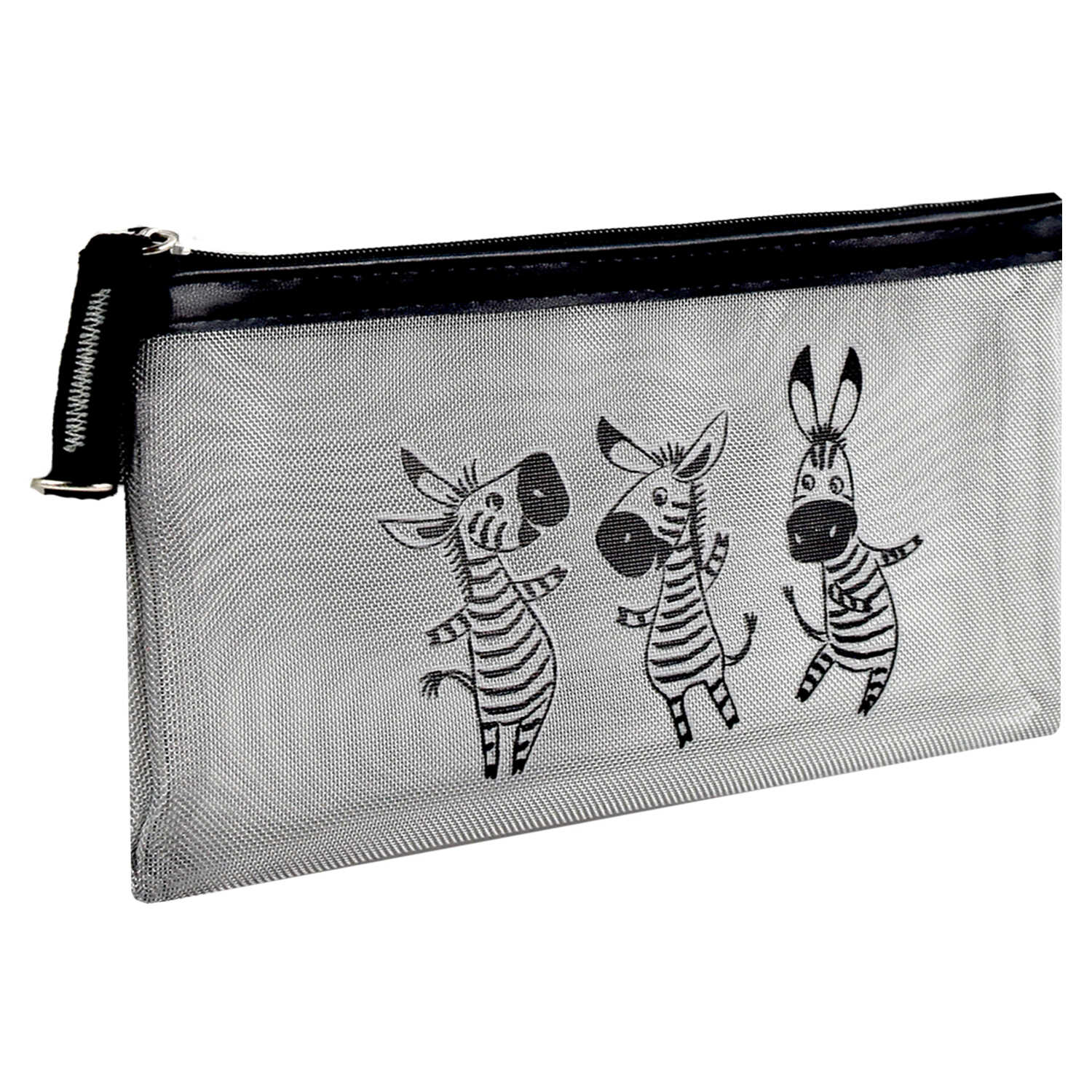 Пенал-косметичка 1 отделение ФЕНИКС Зебры, арт. 53912