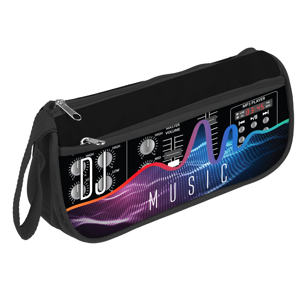 Пенал-косметичка 1 отделение ЮНЯЗОВ Мьюзик Хит с карманом, арт. 238-240