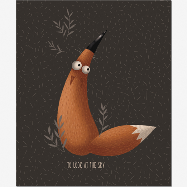 Тетрадь А5 48л клетка ПОЛИНОМ Лисоньки ассорти, арт. 2801