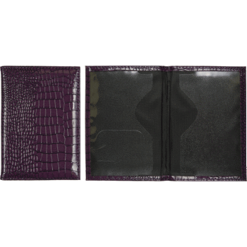 Обложка на паспорт deVENTE Wild искусственная кожа 1 отделение для визитки фиолетовая, арт. 1030804