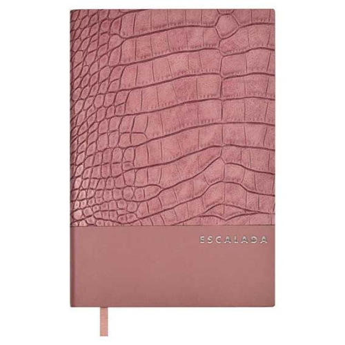 Ежедневник недатированный А5 ФЕНИКС Escalada Кроко кремовый блок интегральная обложка пепельно-сиреневый, арт. 67249