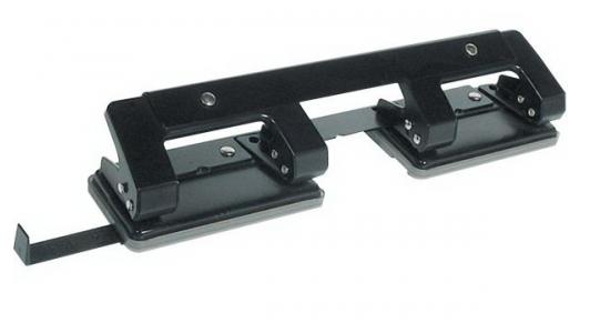 Дырокол на 10л ERICH KRAUSE 4 отверстия черный, арт. 4670