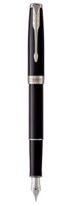 Ручка подарочная шариковая черная Premier Lacquer ST корпус черный лак/серебро в футляре, арт. S0887880