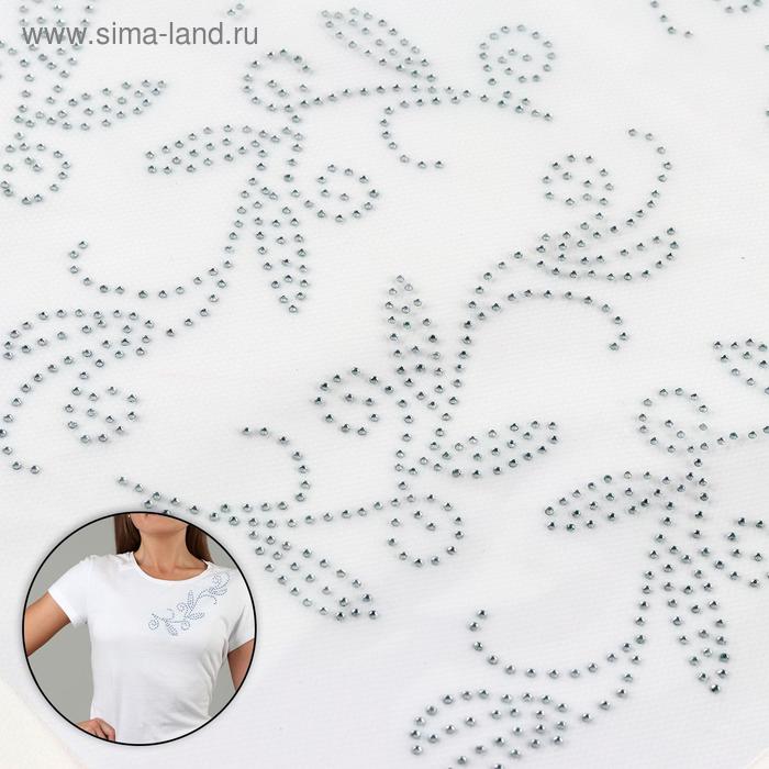 Термоаппликация из страз Узор для ткани СИМА-ЛЕНД, арт. 2663344