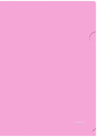 Папка уголок жесткий А4 180мкр ХАТБЕР NEWtone Пион, арт. AG4_05018