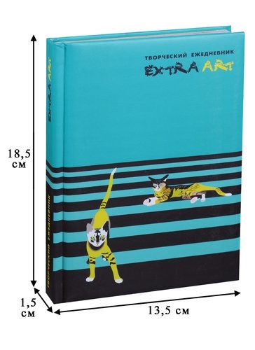 Ежедневник недатированный А6+ LISTOFF Фантазия творческий Extra Art, арт. ЕЖТ18512802