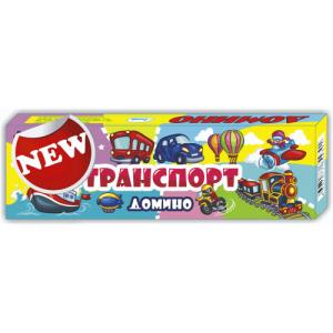 Игра настольная Домино ГЕЛИЙ Транспорт, арт. 01113