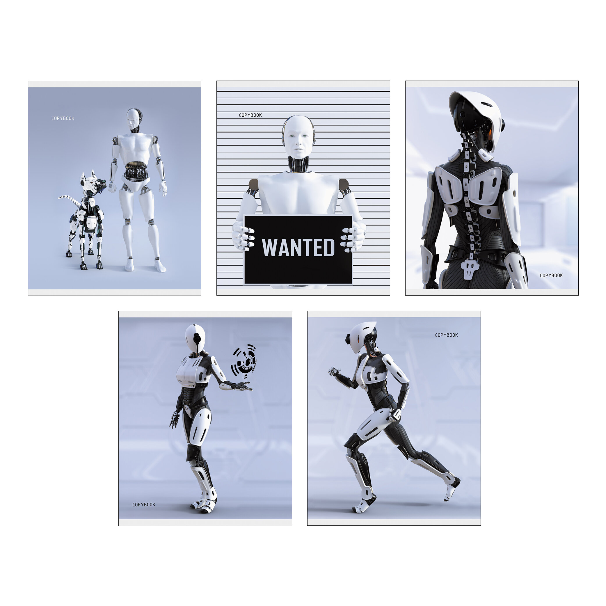 Тетрадь А5 96л клетка LISTOFF Технобум ассорти, арт. ТК967797