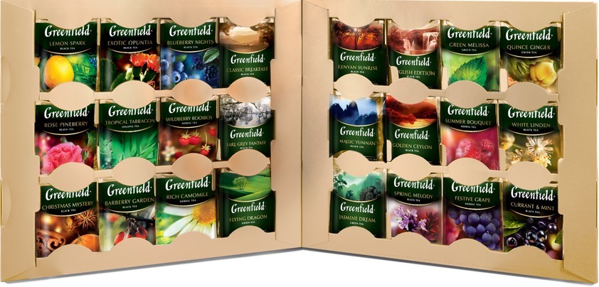 Чай ассорти GREENFIELD Premium Tea Collecton 96пак, арт. 622759