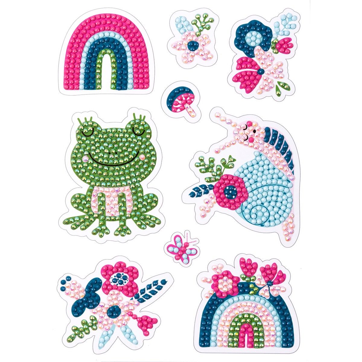 Набор для творчества Алмазная мозаика Наклейки ФРЕЯ Чудеса природы 14*19,5, арт. ALVN-124