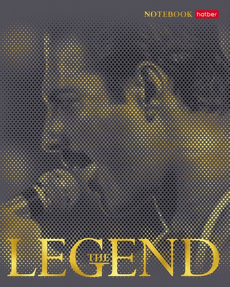 Тетрадь А5 96л клетка ХАТБЕР Я-Легенда ассорти, арт. 96Т5В1_29598