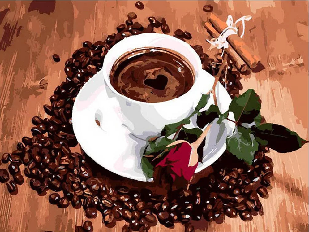 Картина по номерам с акриловыми красками на подрамнике 40*50 NN Доброе утро , арт. GX8117