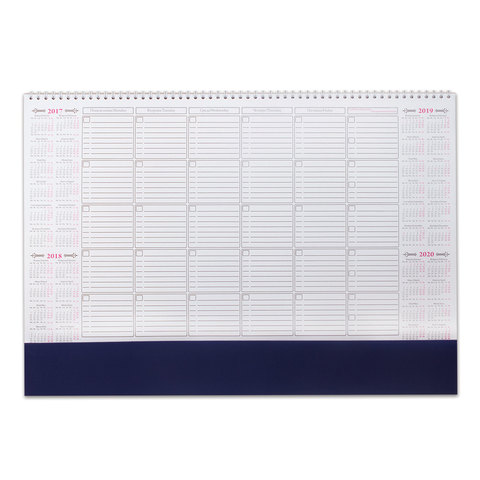 Ежемесячник недатированный настольный 490*350 ПОЛИНОМ 12листов, арт. 18С8