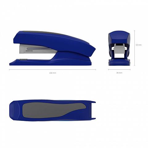 Степлер 24 мощность 30листов ERICH KRAUSE Elegance Half-strip ассорти, арт. 2244