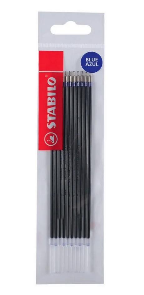 Стержень шариковый синий игольчатый 145мм 0,7/0,5 STABILO , арт. 5080NF1041