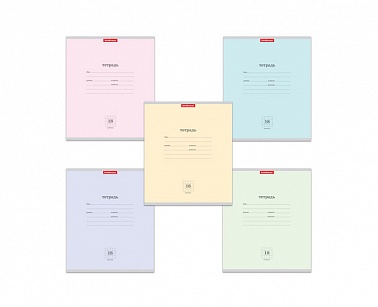 Тетрадь А5 18листов клетка ERICH KRAUSE Классика, арт. 35286