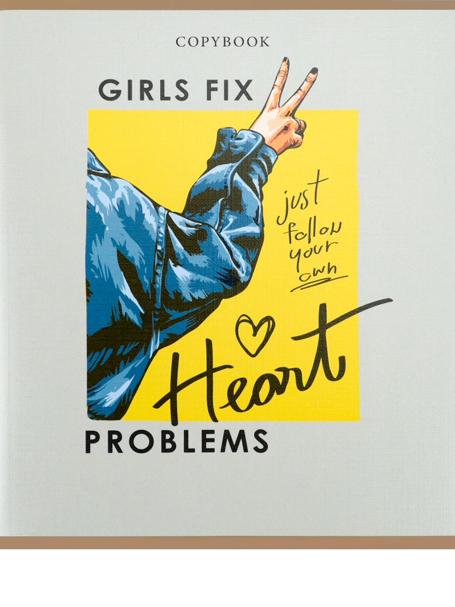 Тетрадь А5 96листов клетка ПРОФ-ПРЕСС Девушки с цветами, арт. 96-9174