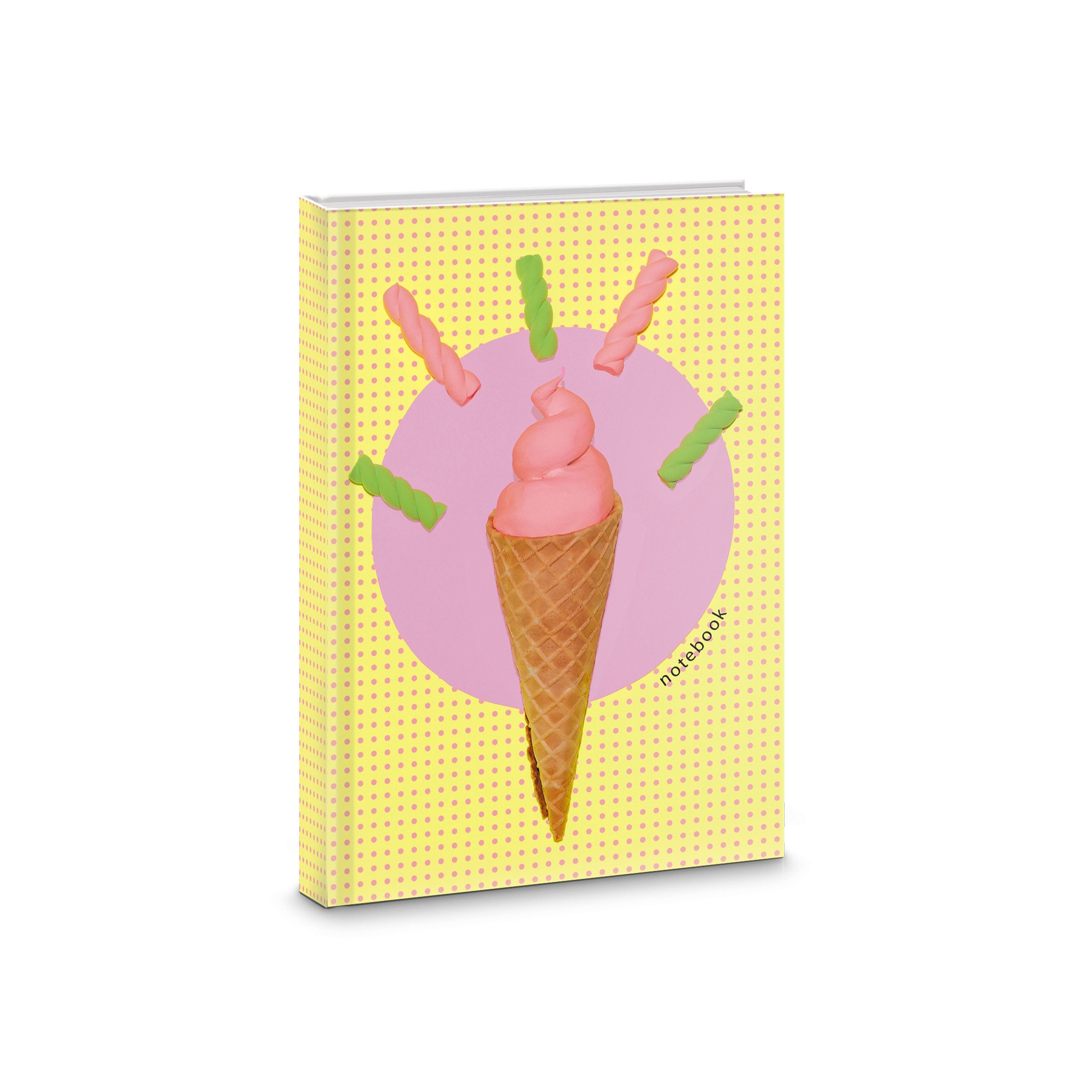 Зап книжка А6 64л клетка LISTOFF Вкусный акцент твердая обложка, арт. КЗБ6643318