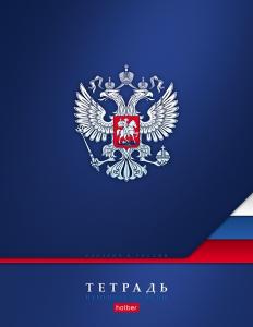 Тетрадь А5 160л клетка на кольцах ХАТБЕР Россия твердая обложка, арт. 160ТК5В1_15607