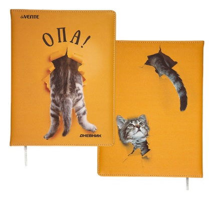 Дневник 1-11 класс твердая обложка искусственная кожа deVENTE ОПА!, арт. 2020226