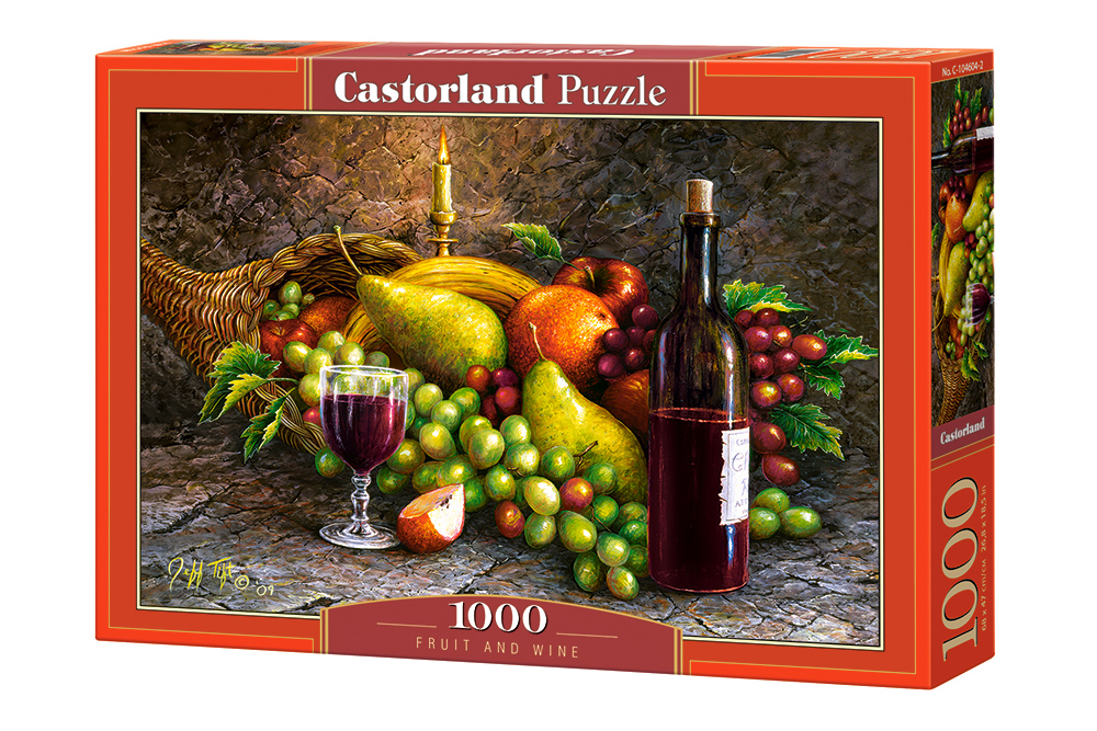 Пазлы 1000 Фрукты и вино CASTORLAND PUZZLE, арт. С-104604
