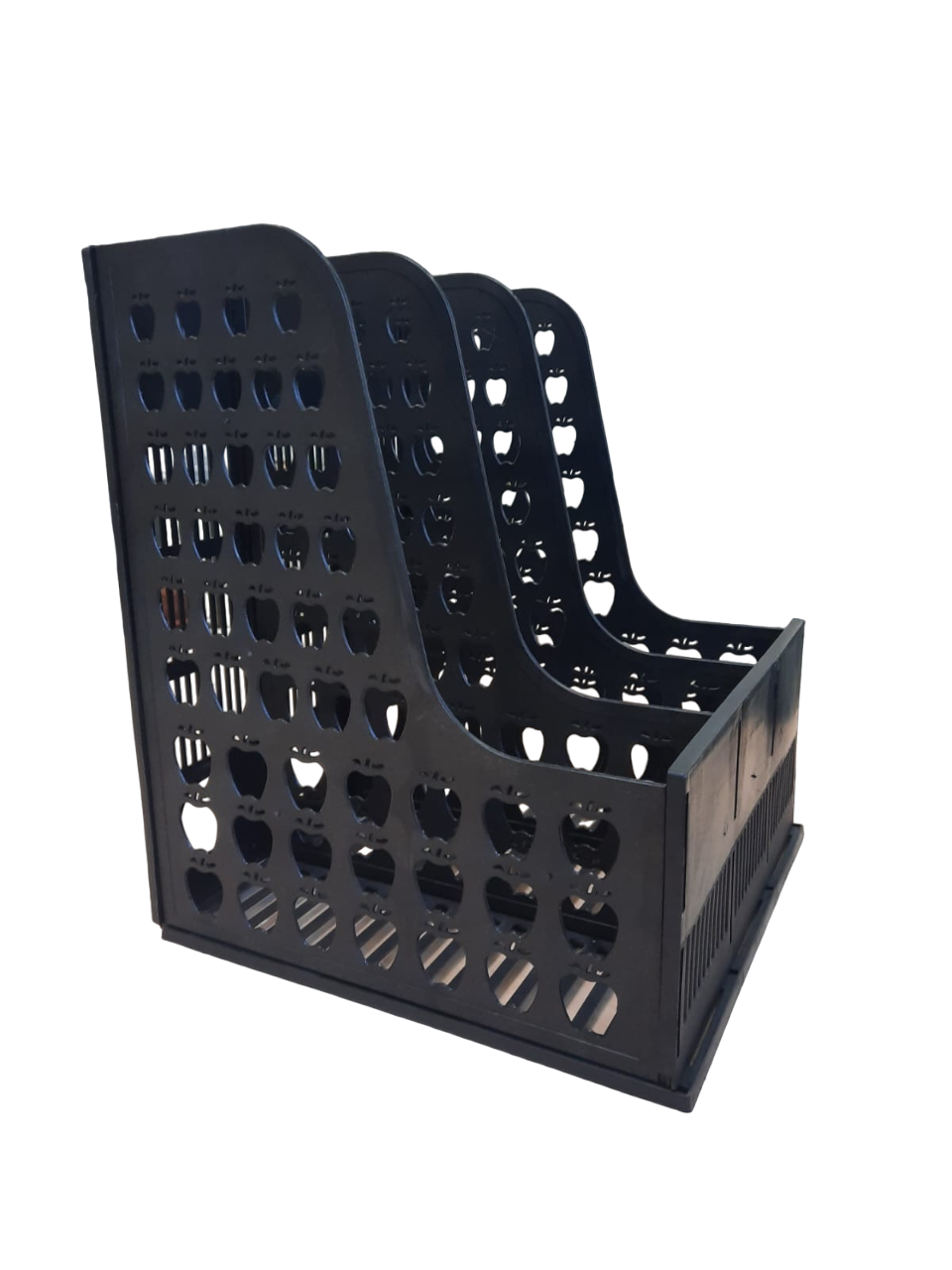 Лоток вертикальный 3-х секционный UNION черный, арт. ABT930146