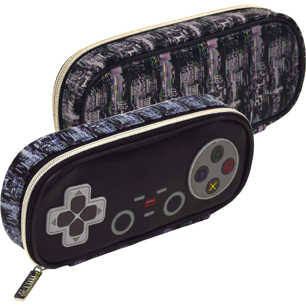 Пенал 1 отделение deVENTE Game искусственная кожа с органайзером-створкой, арт. 7010217