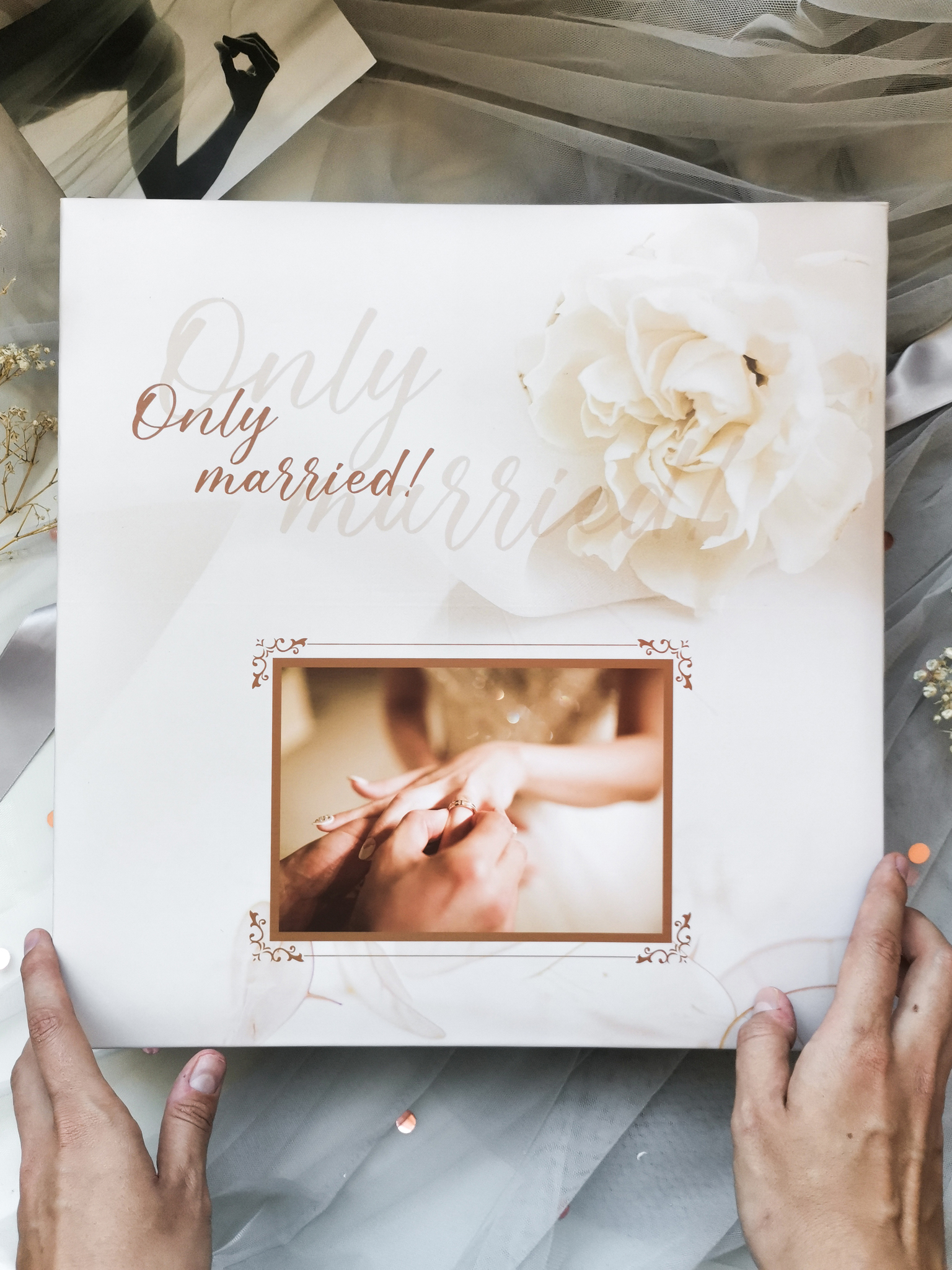 Фотоальбом 10*15 500 фото ПОЛИНОМ Only Married Новобрачные, арт. FA 500.002-1