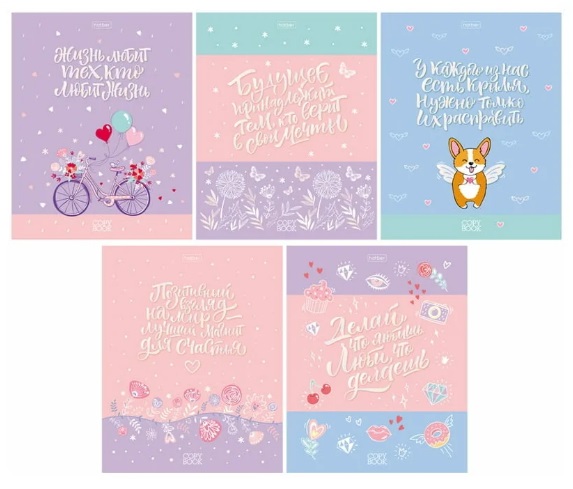 Тетрадь А5 48л клетка ХАТБЕР О главном! ассорти, арт. 48Т5лофВ1