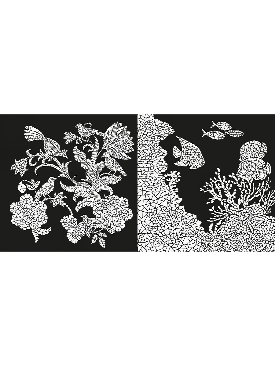 Раскраска антистресс ПРОФ-ПРЕСС Релакс-раскраска Магия черного №3, арт. Р24-4356