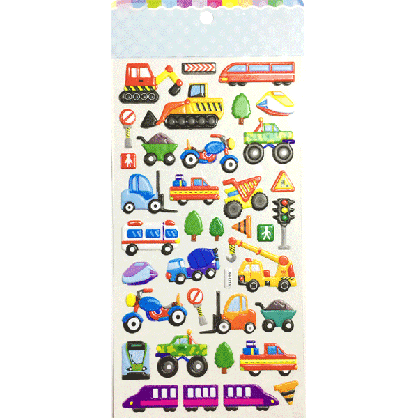 Наклейки объемные 11,5*22  deVENTE Boys world, арт. 8002049