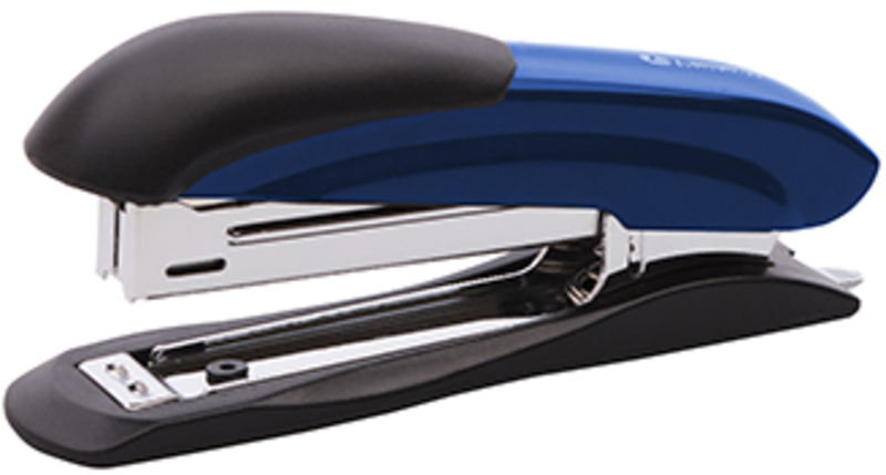 Степлер 10 мощность 12листов LAMARK Ulrich с антистеплером синий, арт. ST0630-BL