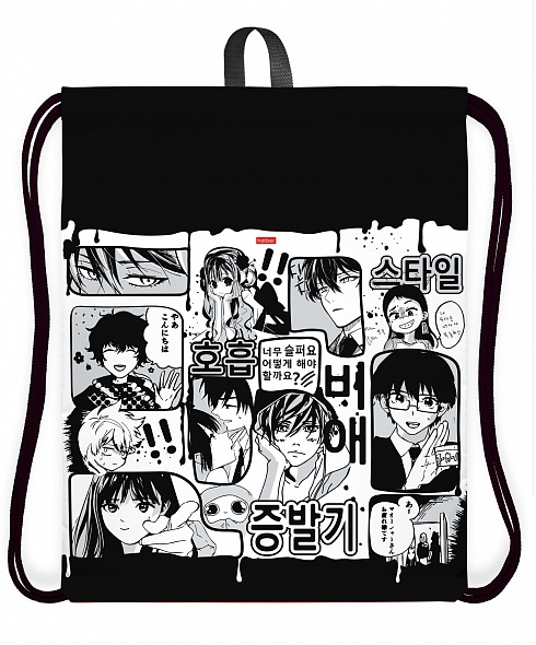 Мешок для обуви ХАТБЕР Комикс Аниме, арт. NMn_14078