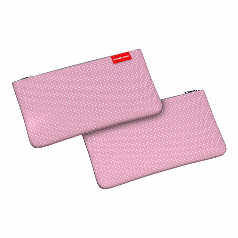 Пенал-косметичка 1 отделение ERICH KRAUSE Light Dots in Rose, арт. 52361