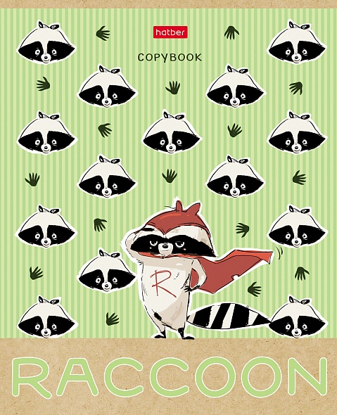 Тетрадь А5 24л клетка ХАТБЕР ZOO book, арт. 24Т5В1