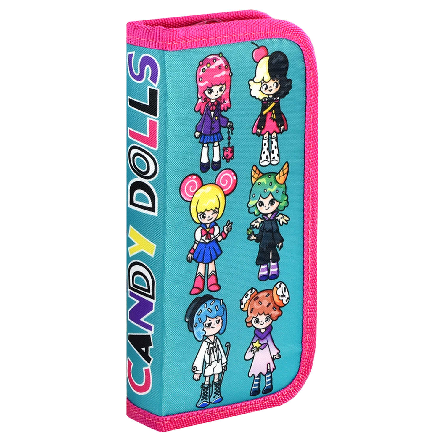 Пенал 1 отделение ФЕНИКС Сладкие куколки, арт. 62010