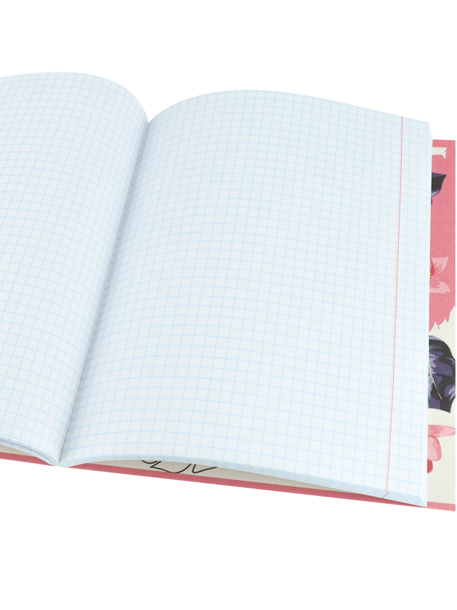 Тетрадь А5 96листов клетка ПРОФ-ПРЕСС Девушки с цветами, арт. 96-9174